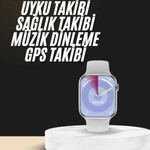 Akıllı Saat Kulaklık Hediyeli Uyku ve Sağlık Takibi Yapabilen Uzun Ömürlü