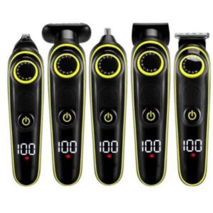 Saç Sakal Şekillendirici Tıraş Makinesi 5 Başlıklı Paslanmaz Çelik Bıçaklı Unısex