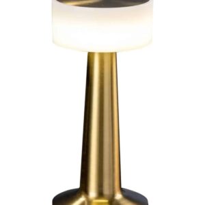 Kablosuz Renkli Masa ve Gece Lambası Altın Rengi Dokunmatik Led Lamba