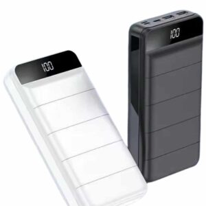 Powerbank 50.000 Mah Dijital Göstergeli Taşınabilir 4 Portlu Hızlı Powerbank