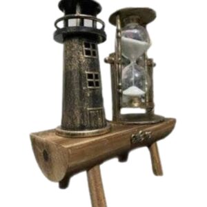 Hediyelik Kum Saati Retro Dekoratif Deniz Feneri Kum Saati