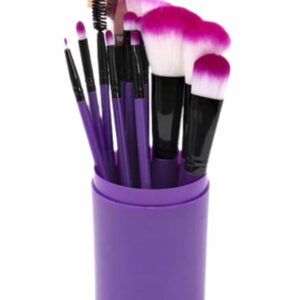 12 Parça Makyaj Fırçası Yumuşak Kıllı Profesyonel Fırça Seti Yüksek Kaliteli Pürüzsüz