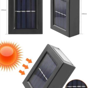 Solar Güneş Enerjili Çift Taraflı Duvar Lambası Çift Taraflı Duvar Lamba Güneş Enerjili