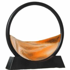 Dekoratif Sulu Kum Saati Ofis Masa Üstü Ev Yuvarlak Kum Saati