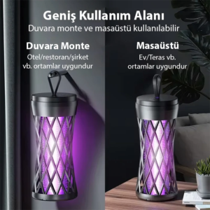 EZERE TX-WD02 UV Işıklı Elektrikli Sivrisinek Kapanı-(5775)