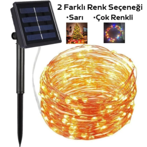 ALLY Solar Güneş Enerjili Dış Bahçe Aydınlatma Su Geçirmez Led 10M-(5775)