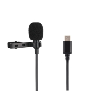 PULUZ Type-C Profesyonel Telefon Youtuber Yaka Mikrofonu 1.5m-(5775)