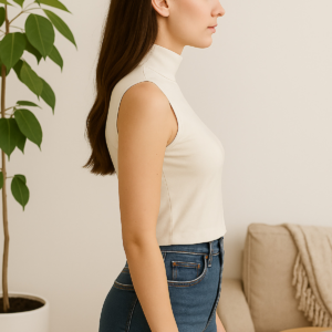 Kadın Kolsuz Body-(17952)