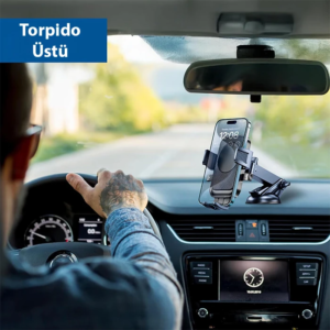 ALLY A145 Araç İçi Torpido Üstü Telefon Tutucu-(5775)