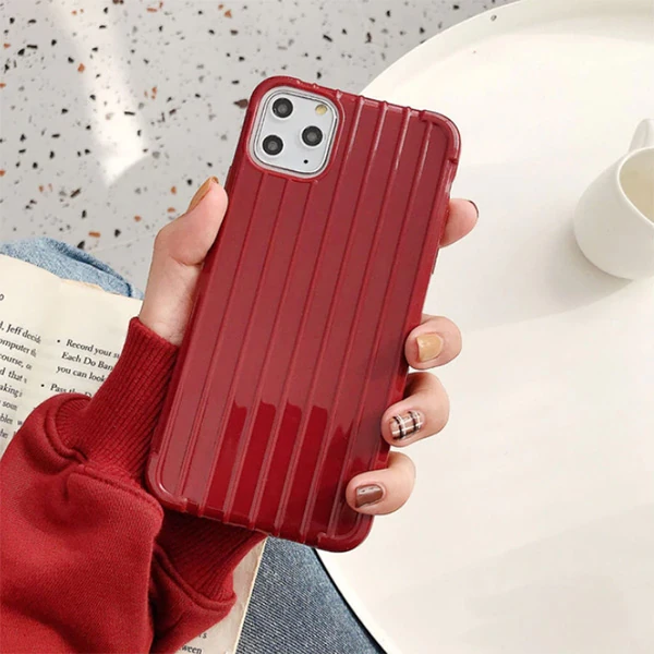 Ally İphone 11 Pro 5.8 İnch Trunk Lines ince Soft Silikon Kılıf-(5775)