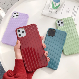 Ally İphone 11 Pro 5.8  İnch Trunk Lines ince Soft Silikon Kılıf-(5775)