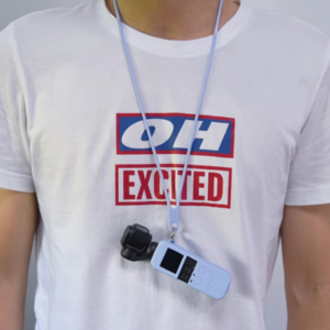 Ally Dji Osmo Pocket Koruyucu Silikon Kılıf+El Ve Boyun Strap Askısı-(5775)