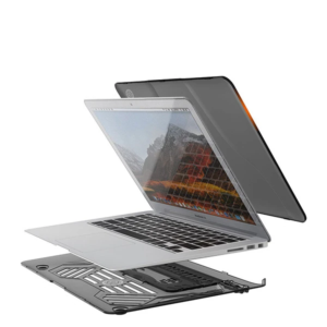 Ally Macbook Air 13 2018 A1932 Portatif Alt Üst Kılıf+çanta-(5775)