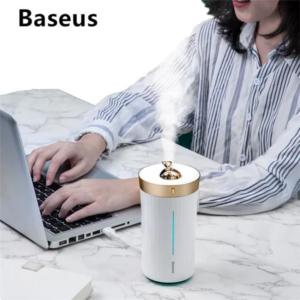 Baseus Whale Araç ve Ev Ultrasonik Hava Nemlendirici Gece Lambası-(5775)