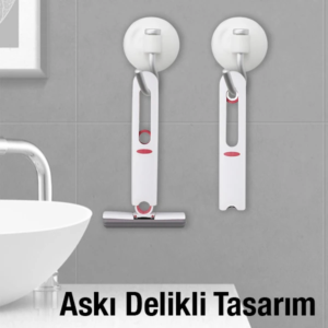 EZERE Çok Amaçlı Mini tezgah üstü Paspas Mini Mop + 2 Yedek Uç-(5775)