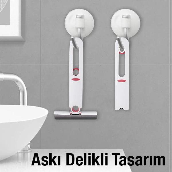 EZERE Çok Amaçlı Mini tezgah üstü Paspas Mini Mop + 2 Yedek Uç-(5775) - Görsel 3