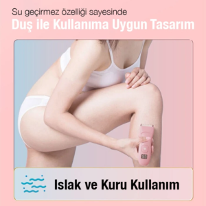 EZERE Saç sakal vücut tıraş makinesi Su Geçirmez Dijital Göstergeli-(5775)