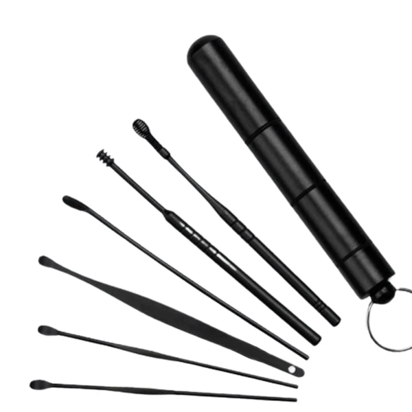 EZERE 6 Parça Spiral Kulak Temizleme Seti- Paslanmaz Çelik Temizleme Seti-(5775) - Görsel 5