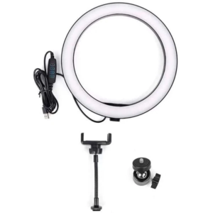 ALLY 10 İnch  Halka Led Tripod(1.30M)Youtuber Video Selfie Stüdyo Makyaj Işığı-(5775)