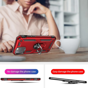 Ally iPhone 11 Pro 5.8 inch Yüzüklü Kılıf Armor Shockproof Ring kılıf-(5775)