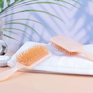 EZERE Mermer Desenli Saç Açma Ve Tarama Fırçası Anti-Statik Saç Fırçası-(5775)