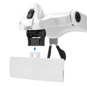 ALLY 9892B2 Yedek Lensli Led Işıklı Kafa Büyüteçi-(5775)