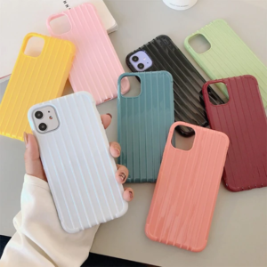 Ally İPhone 11 6.1 İnch Trunk Lines ince Soft Silikon Kılıf-(5775)