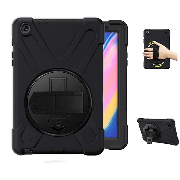 Ally Galaxy Tab P200-P205 3 Katmanlı Standlı Zırh Kılıf-Shockproof-(5775)