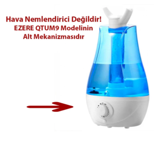 EZERE QTUM9 Çift Sprey Ultrasonik Hava Nemlendirici  Alt Haznesi-(5775)