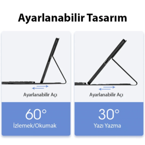 Dux Ducis iPad Air 4 / 5 / iPad Pro 11 (2020/2021/2022) TK Series Kablosuz Bluetooth Klavye Touchpad-(5775)