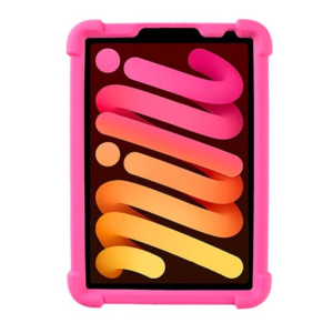 Ally iPad Mini 6 (2021) ve Mini 7 (2024) Kılıf Standlı Silikon Tablet Kılıfı-(5775)