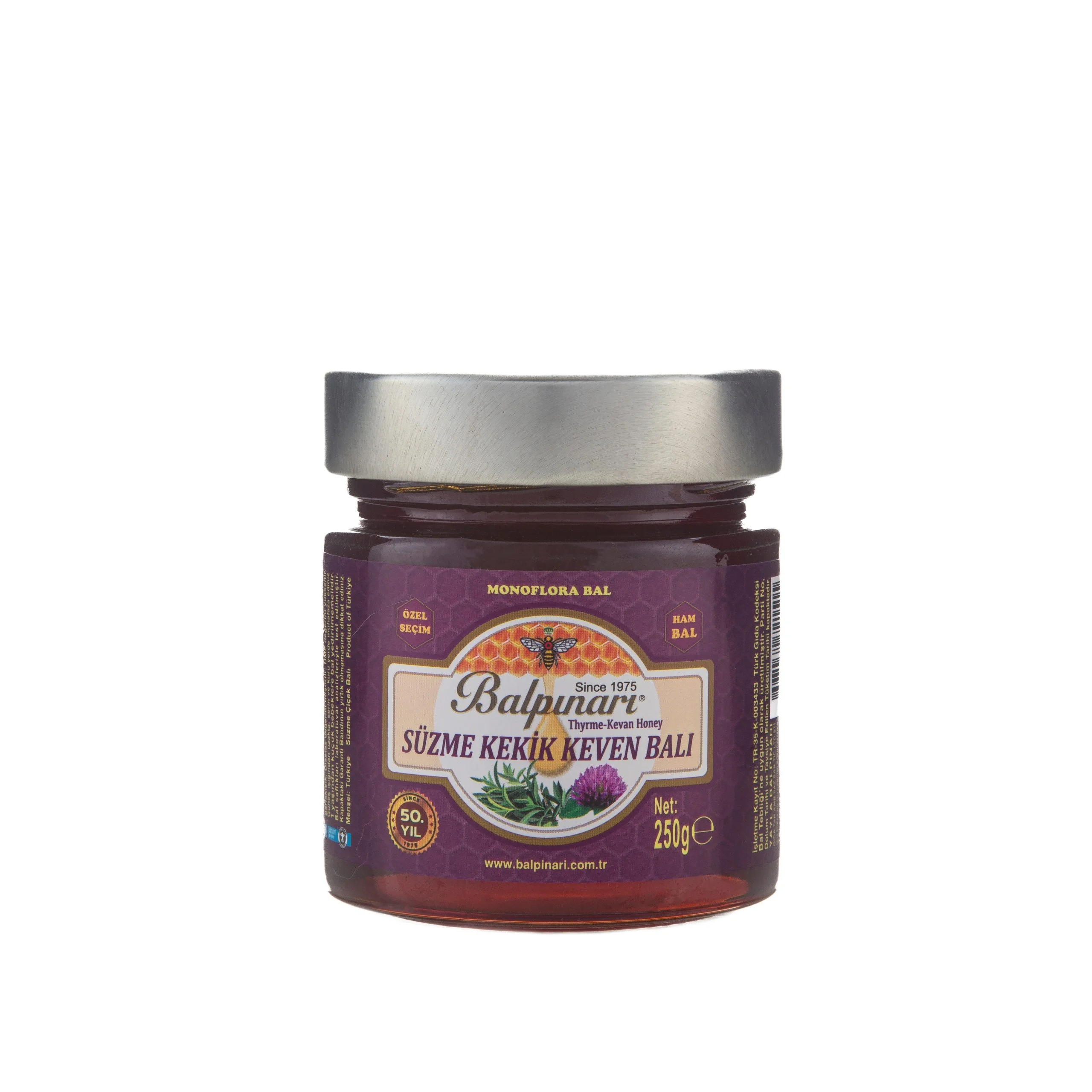 Balpınarı Özel Seçim Süzme Kekik Keven Ham Balı 250 g