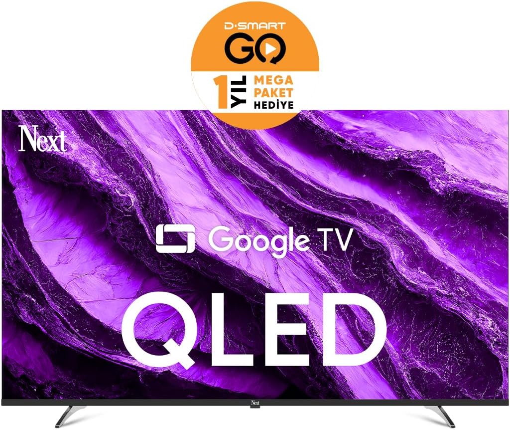 Next YE-58GFSG8-QLED 58" 147 Ekran UHD 4K Google TV - Görsel 2