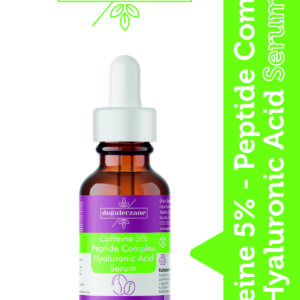 Caffeine 5% + Peptide Complex + Hyaluronic Acid 1% Yüz Bakım Serumu